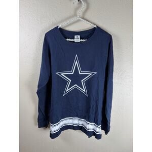 VS PINK Dallas Cowboys Shirt Size Small Blue Football Spirit Jersey Sports Team